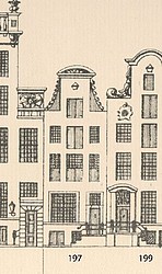 Keizersgracht 197 Tekening Caspar Philips