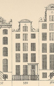 Keizersgracht 559, Tekening Caspar Philips