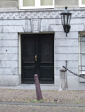 Herengracht 42 zijdeur van het huis.