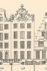 Keizersgracht 158, Tekening Caspar Philips