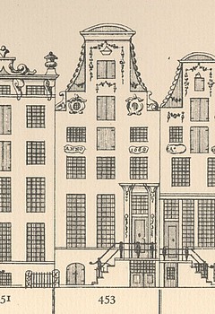 Keizersgracht 453, Tekening Caspar Philips