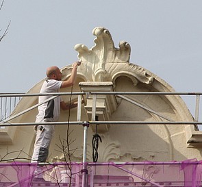 Keizersgracht 194, De schilder aan het werk