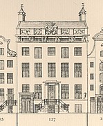 Keizersgracht 127 tekening Philips Caspar