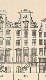 Herengracht 400, Tekening Caspar Philips