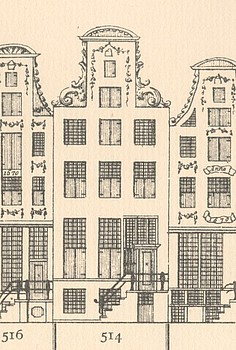 Keizersgracht 514 Tekening Caspar Philips