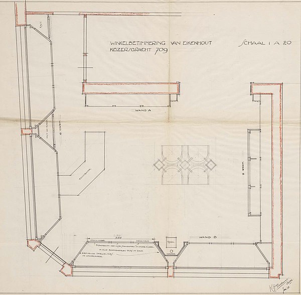 Keizersgracht 709 winkelbet 7 1917 Tholens SAA