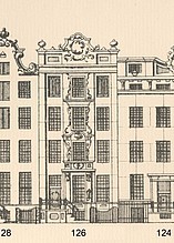 Herengracht 124 tekening Caspar Philips