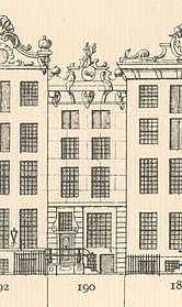 Keizersgracht 190 Tekening Philips Caspar