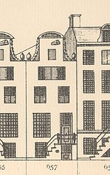 Keizersgracht 657, Tekening Caspar Philips