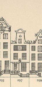 Keizersgracht 297, Tekening Caspar Philips