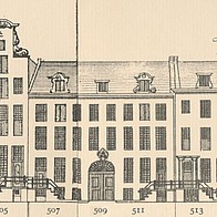 Keizersgracht 515, Tekening Caspar Philips