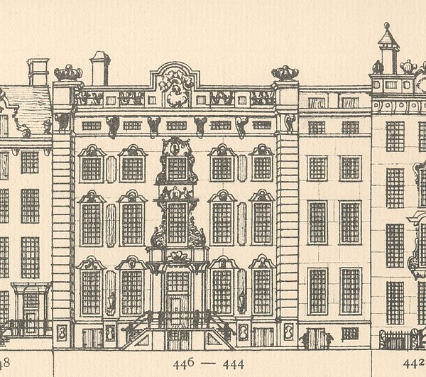 Keizersgracht 444 - 446, Tekening Caspar Philips