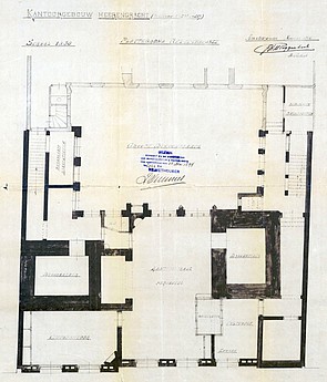 Herengracht 255a 1894 plattegrond 2 PA