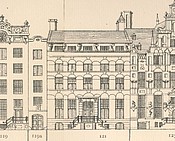 Keizersgracht 121 tekening Philips Caspar