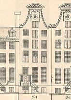 Keizersgracht 564 Tekening Caspar Philips