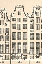 Keizersgracht 484,Tekening Caspar Philips