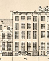 Keizersgracht 167, Tekening Philips Caspar