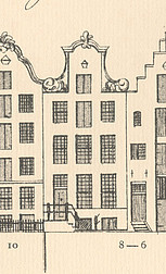 Keizersgracht 8, Tekening Caspar Philips