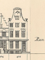 Keizersgracht 402, Tekening Caspar Philips