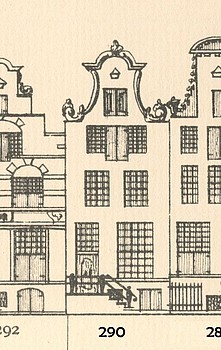 Herengracht 290, Tekening Caspar Philips