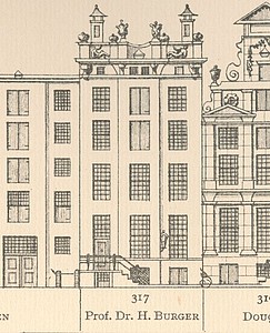 Keizersgracht 317, Tekening Caspar Philips