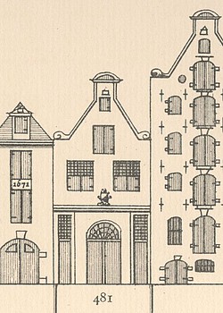 Keizersgracht 481, Tekening Caspar Philips