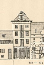 Herengracht 121 tekening Caspar Philips