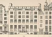 Keizersgracht 203 Tekening Caspar Philips