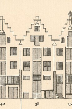 Keizersgracht 38, Tekening Caspar Philips