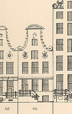 Keizersgracht 66, Tekening Caspar Philips