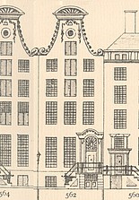 Keizersgracht 562 Tekening Caspar Philips