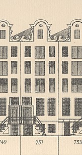 Keizersgracht 751, Tekening Caspar Philips