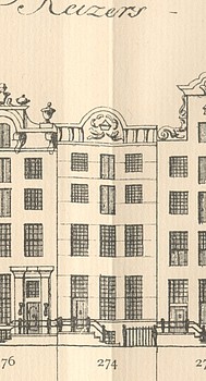 Keizersgracht 274 Tekening Caspar Philips