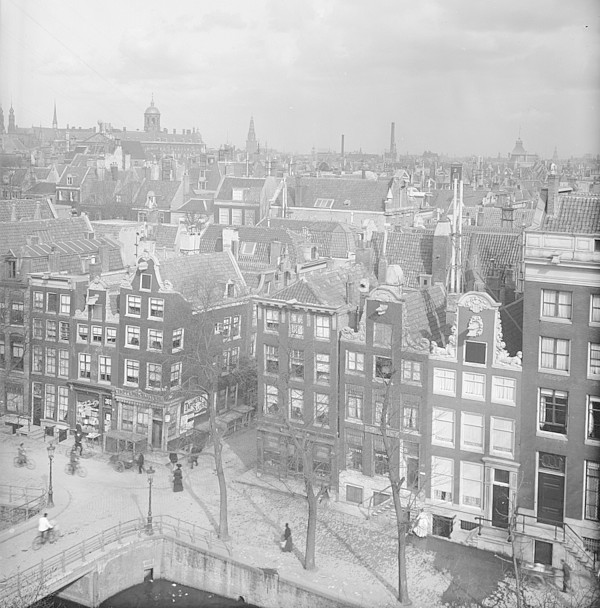 Keizersgracht 299-311 vogelvlucht