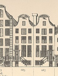 Keizersgracht 685, Tekening Caspar Philips