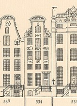 Keizersgracht 534 Tekening Caspar Philips