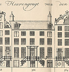 Herengracht 560, tekening Caspar Philips