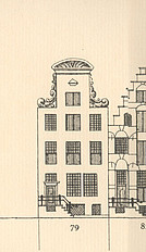 Herengracht 79 tekening Caspar Philips