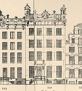 Keizersgracht 221 Tekening Caspar Philips