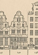 Keizersgracht 140, Tekening Caspar Philips