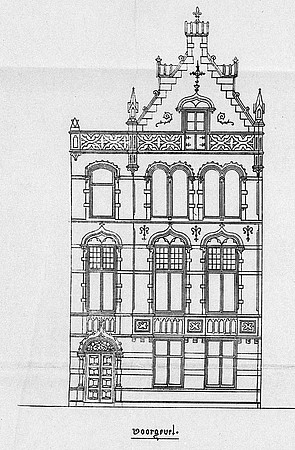 Keizersgracht 571 ontwerp kant voorzijde