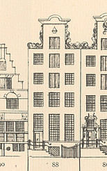 Keizersgracht 88, Tekening Caspar Philips