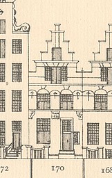 Keizersgracht 170, Tekening Caspar Philips