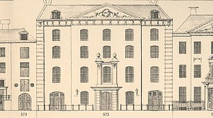 Keizersgracht 575, Tekening Caspar Philips