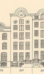 Keizersgracht 392, Tekening Caspar Philips