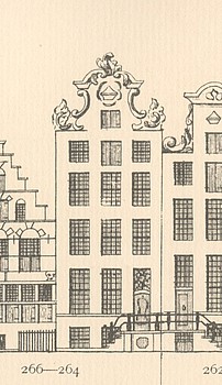 Keizersgracht 264 Tekening Caspar Philips