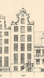 Keizersgracht 240 Tekening Caspar Philips