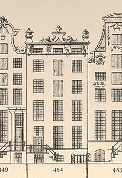 Keizersgracht 451, Tekening Caspar Philips