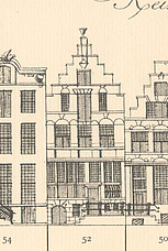 Keizersgracht 52, Tekening Caspar Philips