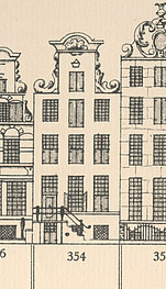 Herengracht 354, Tekening Caspar Philips